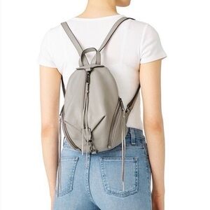 Rebecca Minkoff Julian Backpack in Light Grey